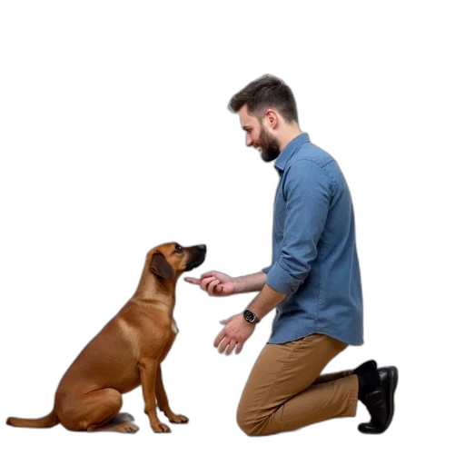 staff, animal, concept art, man transparent PNG cut-out