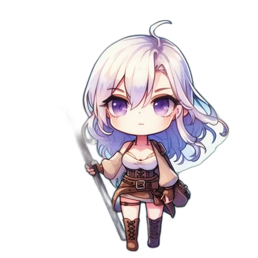 staff, sword, weapon, fantasy art transparent PNG cut-out