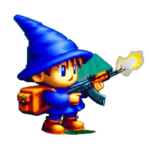 weapon, staff, hat, sword transparent PNG cut-out