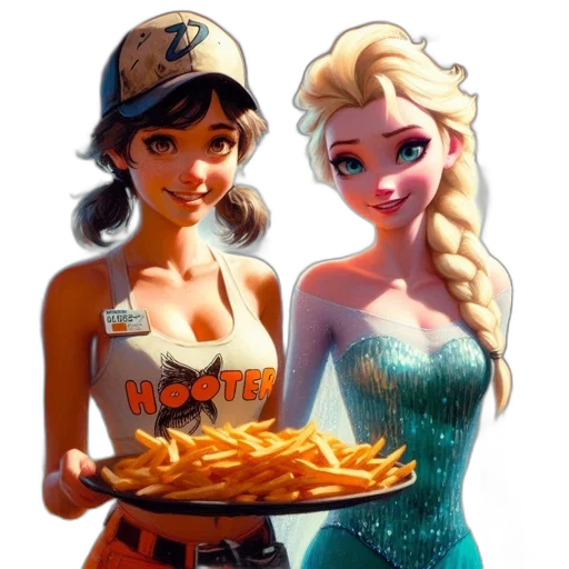 food, dress, crown, concept art transparent PNG cut-out