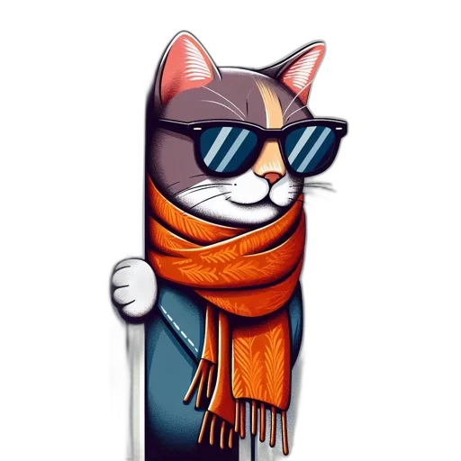 jacket, staff, pixel art, cartoon transparent PNG cut-out