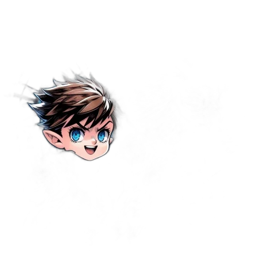 hair, creature, weapon, staff transparent PNG cut-out