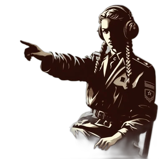 jacket, staff, weapon, face transparent PNG cut-out