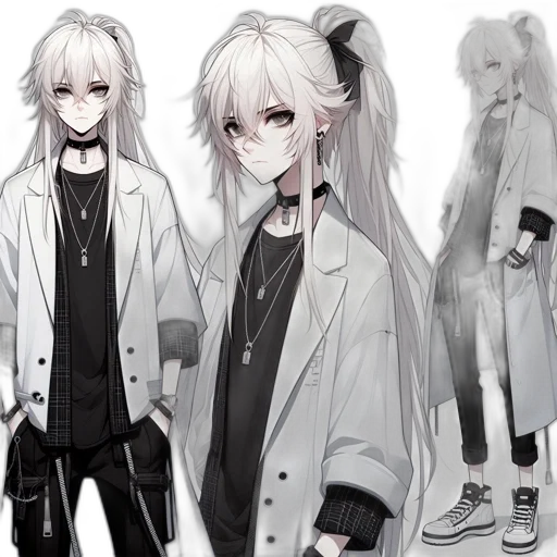 staff, jacket, concept art, anime transparent PNG cut-out