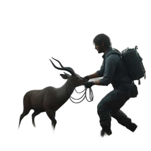 animal, staff, creature, weapon transparent PNG cut-out