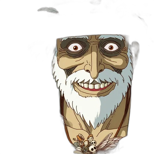 mask, face, creature, staff transparent PNG cut-out