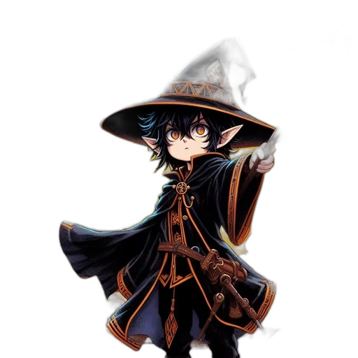staff, hat, dragon, mask transparent PNG cut-out
