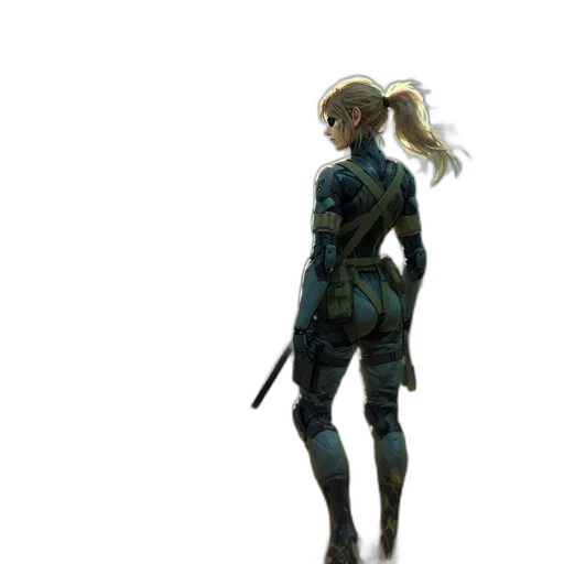 staff, hat, jacket, weapon transparent PNG cut-out