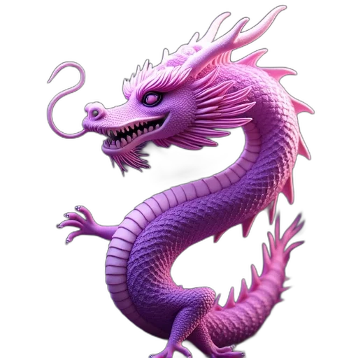 dragon, creature, animal, staff transparent PNG cut-out