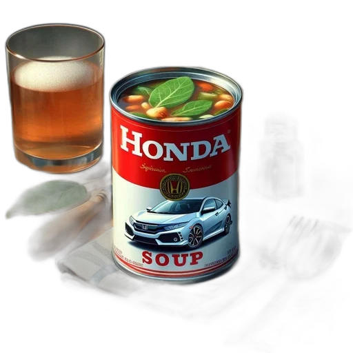 car, food, bottle, photorealistic transparent PNG cut-out