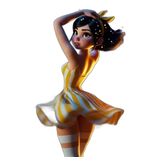 dress, 3d render, concept art, fantasy art transparent PNG cut-out