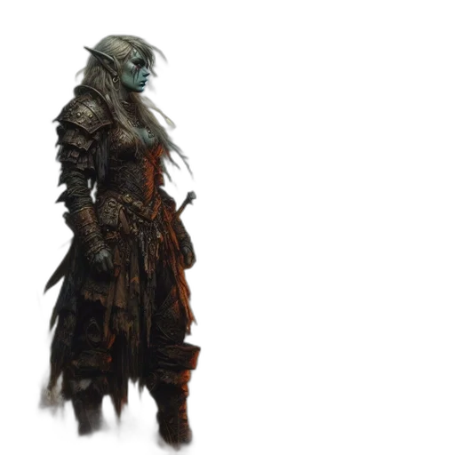 creature, mask, dragon, staff transparent PNG cut-out