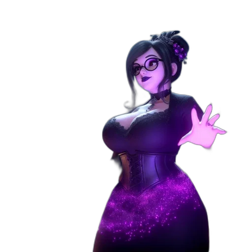 dress, staff, robot, concept art transparent PNG cut-out