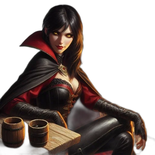 fantasy art, concept art, comic book art, photorealistic transparent PNG cut-out