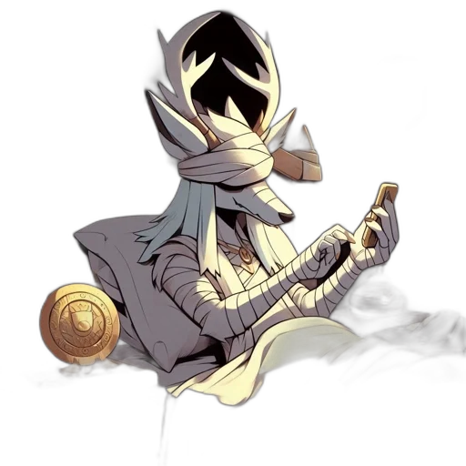 mask, staff, jacket, sword transparent PNG cut-out