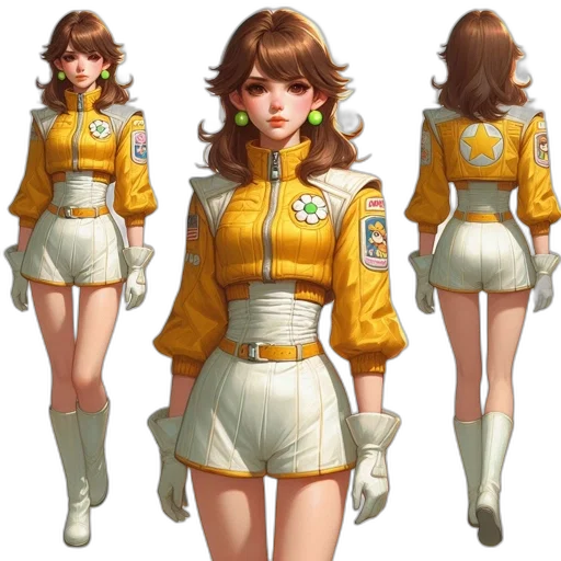 jacket, dress, staff, concept art transparent PNG cut-out