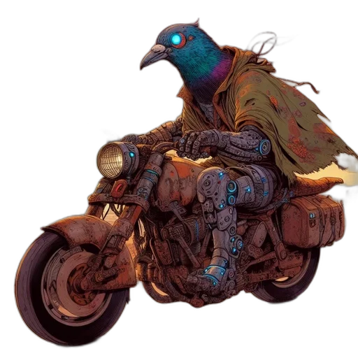 animal, jacket, creature, weapon transparent PNG cut-out