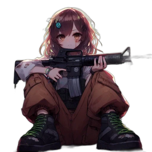 weapon, staff, animal, jacket transparent PNG cut-out