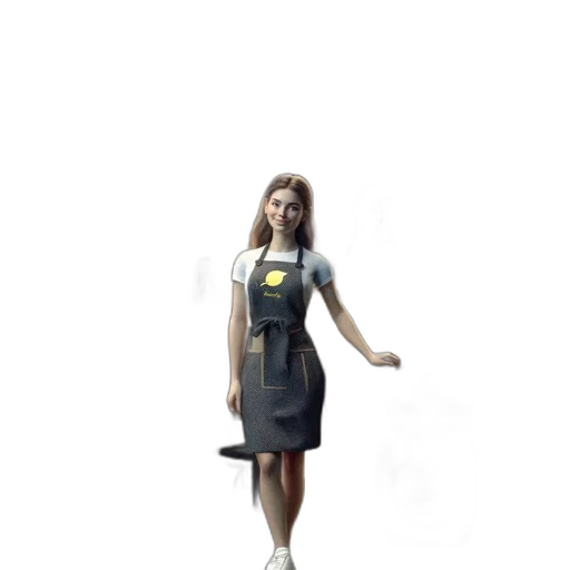 dress, staff, robot, creature transparent PNG cut-out