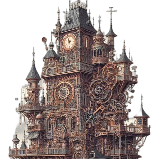 building, furniture, crown, jewelry transparent PNG cut-out