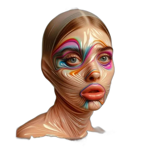 mask, face, creature, jewelry transparent PNG cut-out