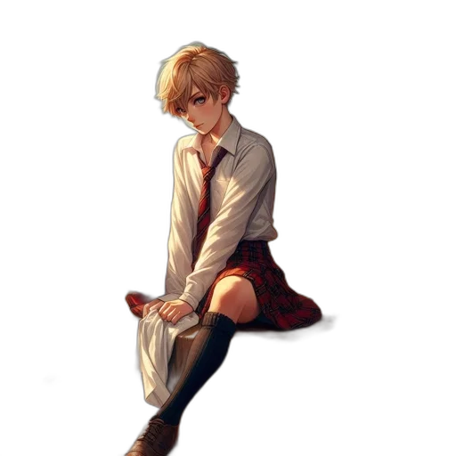 dress, staff, weapon, jacket transparent PNG cut-out