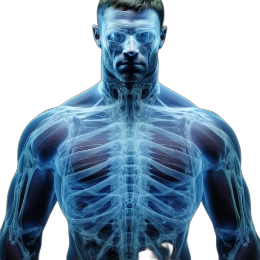 robot, image, displays, man transparent PNG cut-out