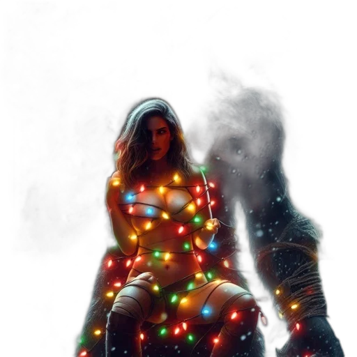 dress, tree, concept art, photorealistic transparent PNG cut-out