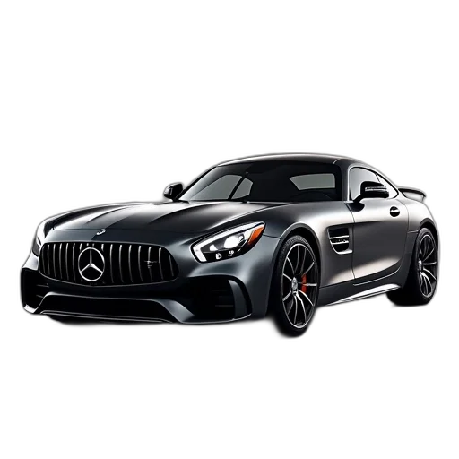 car, photorealistic, 3d render, mercedes transparent PNG cut-out