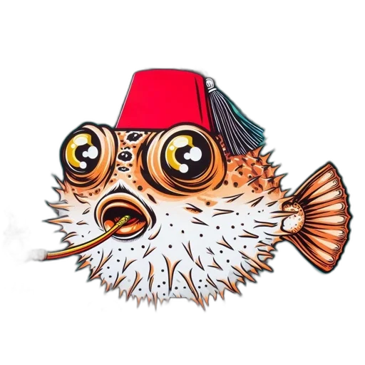 hat, staff, animal, cartoon transparent PNG cut-out