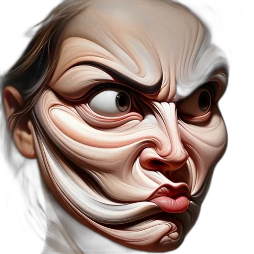 face, mask, creature, staff transparent PNG cut-out