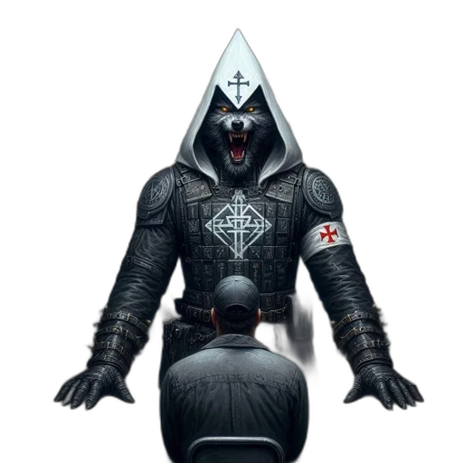 jacket, mask, concept art, cyberpunk transparent PNG cut-out