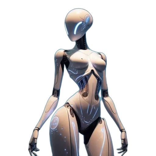 robot, dress, creature, jewelry transparent PNG cut-out