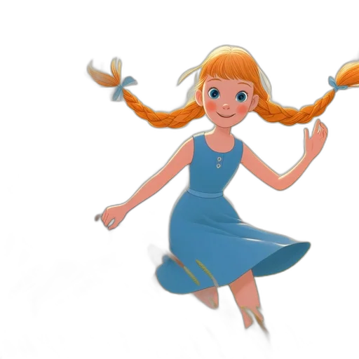 dress, staff, hair, crown transparent PNG cut-out