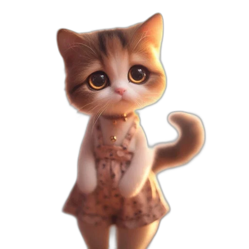 dress, animal, staff, jewelry transparent PNG cut-out