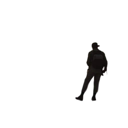 hat, jacket, umbrella, staff transparent PNG cut-out