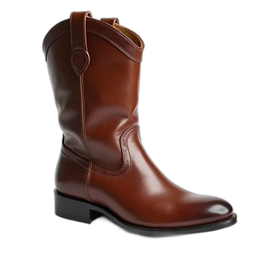shoes, close-up, brown, leather transparent PNG cut-out