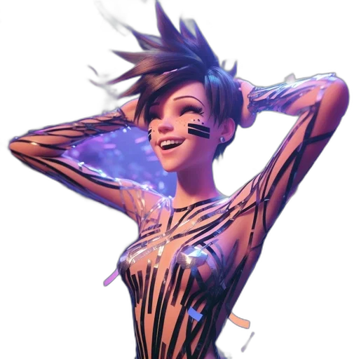 dress, robot, jewelry, face transparent PNG cut-out