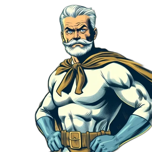 comic book art, concept art, cartoon, fantasy art transparent PNG cut-out