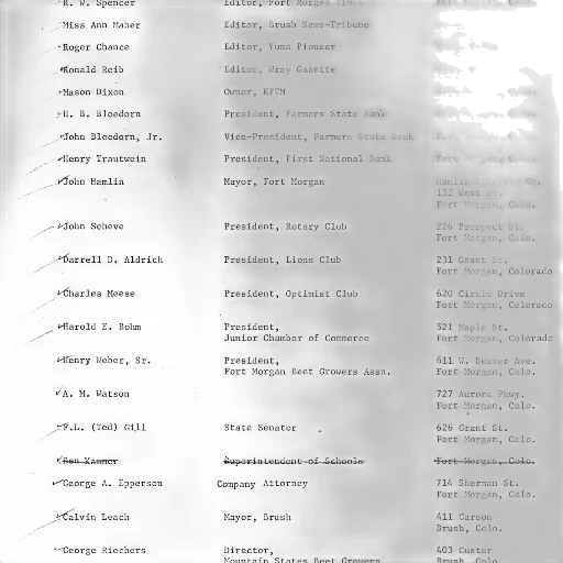 staff, list, people, their transparent PNG cut-out