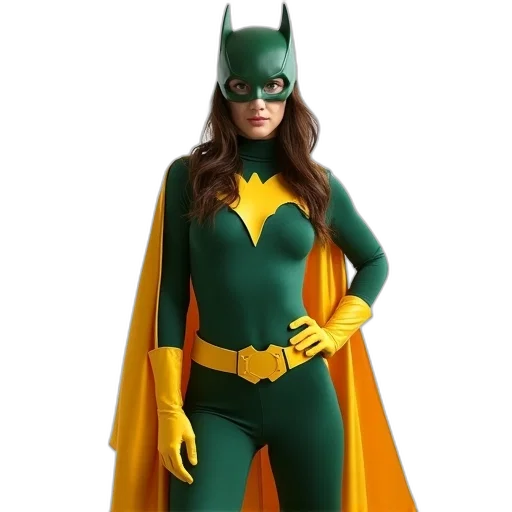 comic book art, concept art, 3d render, green transparent PNG cut-out