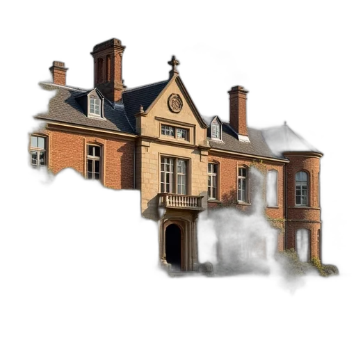 building, concept art, 3d render, photorealistic transparent PNG cut-out