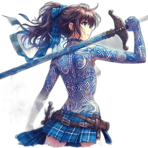 sword, weapon, staff, dress transparent PNG cut-out