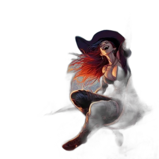 hat, staff, concept art, fantasy art transparent PNG cut-out