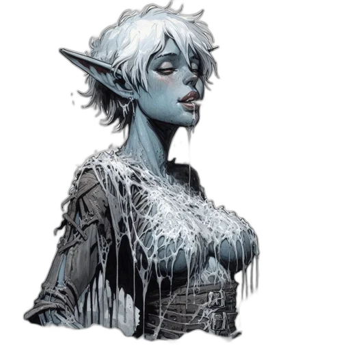 face, dress, fantasy art, concept art transparent PNG cut-out