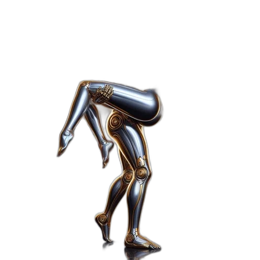 robot, jewelry, creature, staff transparent PNG cut-out