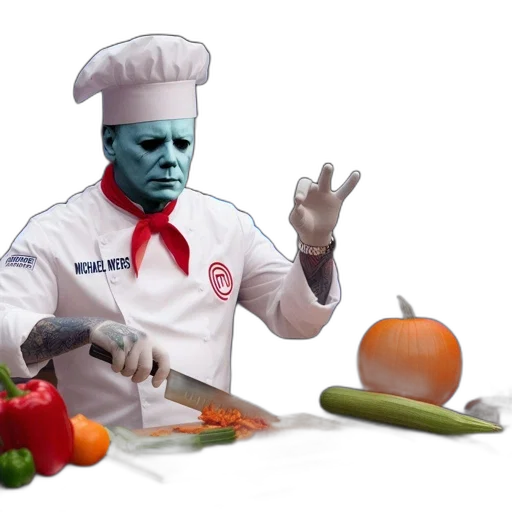 food, staff, robot, mask transparent PNG cut-out