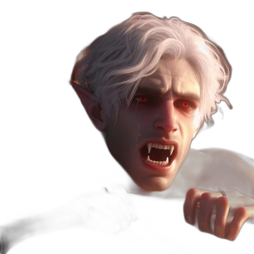 face, creature, mask, hair transparent PNG cut-out