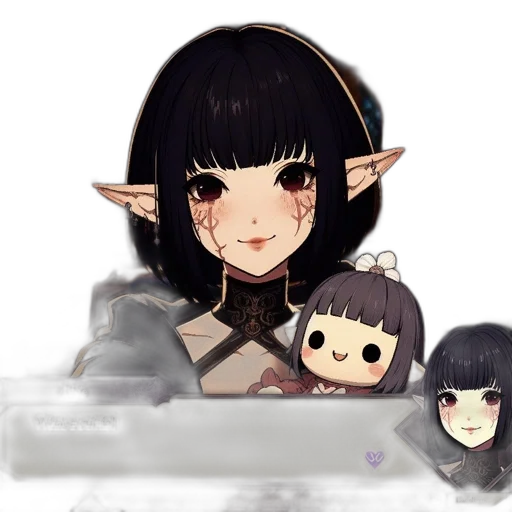 creature, mask, face, staff transparent PNG cut-out