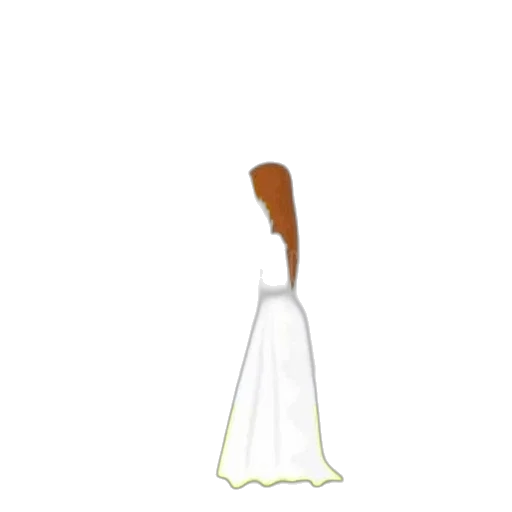 dress, hair, staff, jewelry transparent PNG cut-out